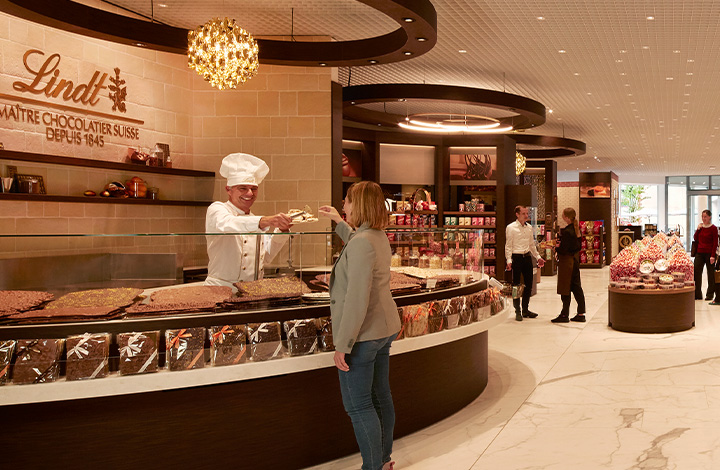 Największy na świecie sklep z czekoladą Lindt