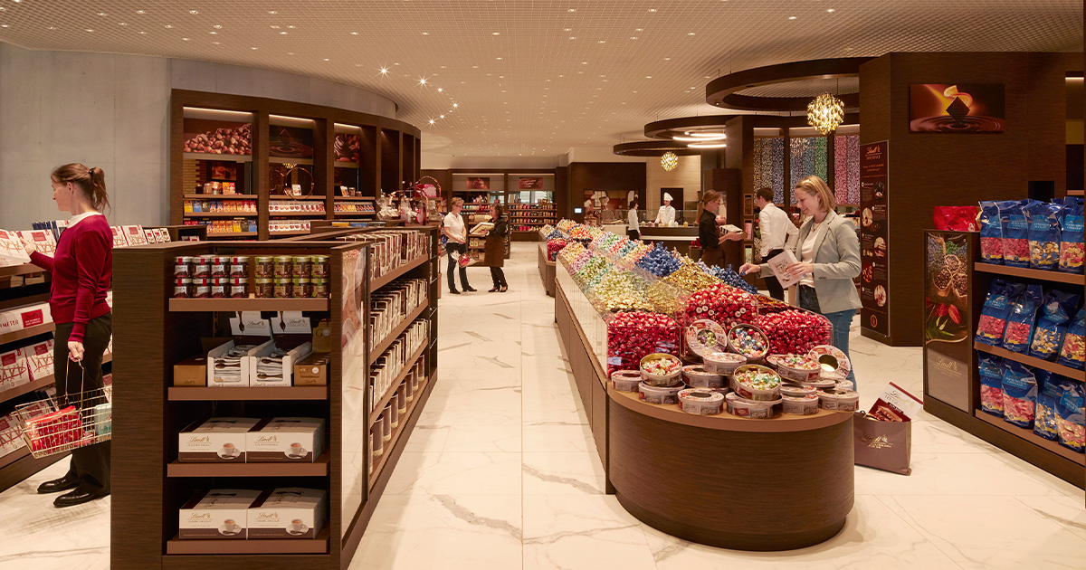 The biggest Lindt Chocolate Shop in the world